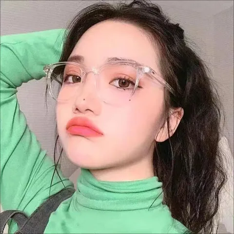 Retro Reisnagel Quadratische Optische Brillenrahmen Damen Herren Blaulichtschutz Großer Rahmen Brillenfassung Unisex