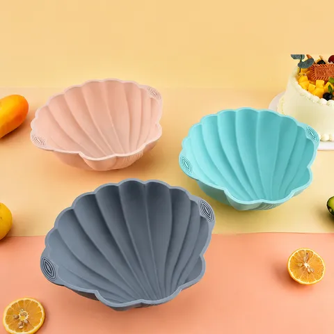 Silicone Cake Mold Bakeware Shell And Lotus Shape Baking Pan Air Fryer Tray Oven Mat Kitchen Baking Tool