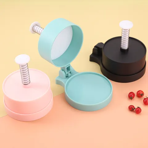 PP Plastic Burger Press Patty Maker Household Kitchen Tool For Making Hamburger Meat Pies And Children Food