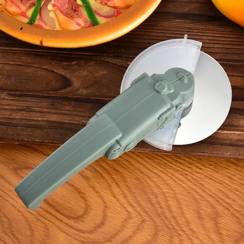 Stainless Steel Pizza Roller Cutter With Plastic Handle Sharp Wheel Blade For Kitchen Baking Pastry Cutting Tool