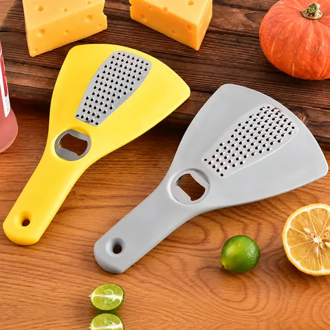 Multifunctional Stainless Steel Cheese Grater Lemon Zester Potato Peeler Can And Bottle Opener Kitchen Tool Food Grater