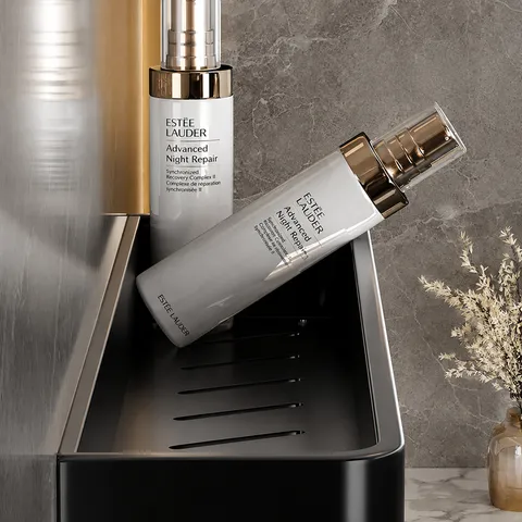 Modern Minimalistisch Raumaluminium Badezimmer Wandmontage Aufbewahrungsregal Schwarz Duschregal Für Badezimmer Organizer