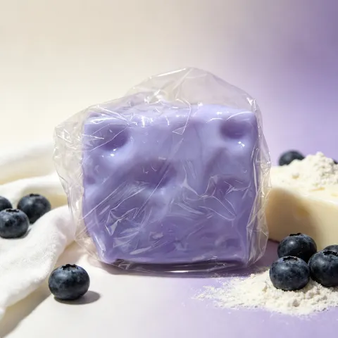 Blueberry Cheese Squishy Toy Slow Rebound Stress Relief Soft TPR Cute Decompression Toy