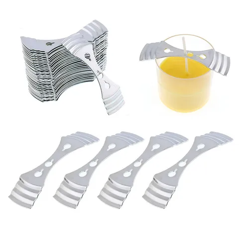 Metal Candle Wick Holder 3 Hole Centering Device Curved Bracket For DIY Aromatherapy Candle Making Craft Accessories