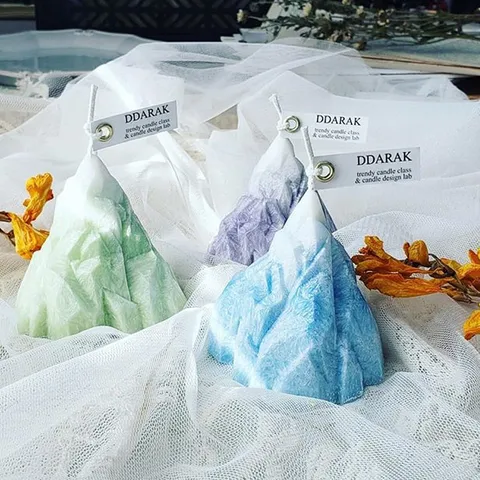 Materia Prima di Cera di Sabbia Cristallina Fatta a Mano DIY Cera di Palma Cera di Cristallo per Produzione di Candele Bianco