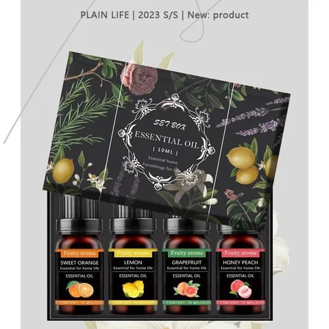 Aromatherapy Essential Oil Gift Set Plant Extract Fragrance Oil For Humidifier Diffuser Long Lasting Home Fragrance