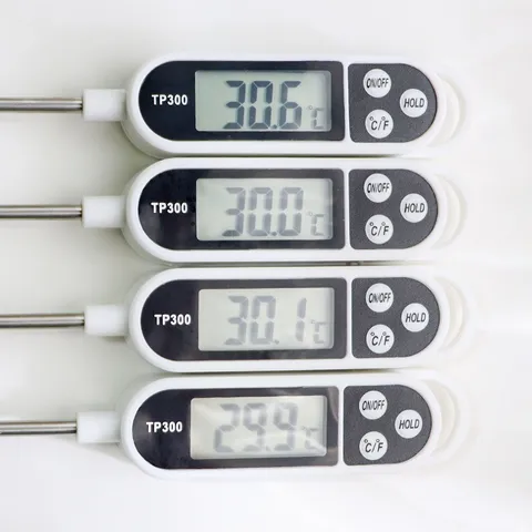 Digital Cooking Food Thermometer Stainless Steel Probe LCD Display Kitchen Meat Thermometer For BBQ Baking