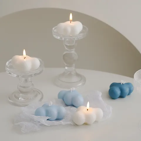 Handmade Cloud Scented Candle Cute Aesthetic Paraffin Wax Aromatherapy Candle For Home Decor Birthday Gift