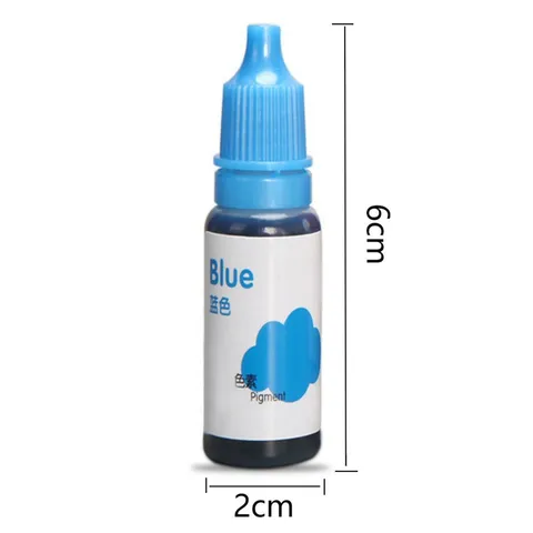 Water Soluble Liquid Pigment DIY Craft Coloring Dye For Kids Science Experiment Slime Sand Painting Candle Tinting Agent