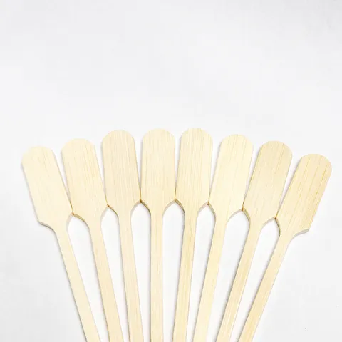 Brochetas de Bambú Natural Desechables Brochetas de Paleta Para Fruta Postres Tanghulu BBQ Palitos de Madera Gadgets de Cocina