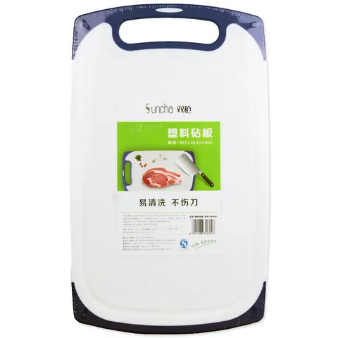 Tagliere in Plastica a Doppia Faccia Tagliere da Cucina Con Bordo Antiscivolo e Foro di Sospensione per Alimenti Frutta