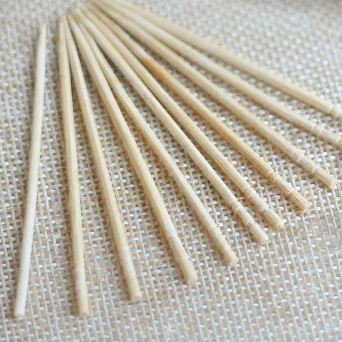 Palillos de Dientes de Bambú Natural Desechables Limpieza Dental Doméstica Palillos de Madera para Restaurante y Uso Diario