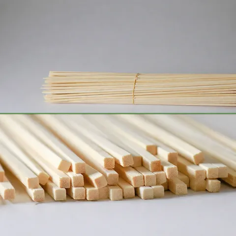 Disposable Square Bamboo Skewers For Barbecue Grilling BBQ Kebab Oden Natural Wood Kitchen Cooking Tools