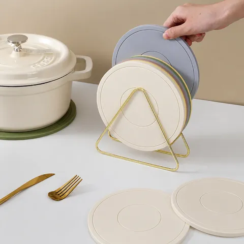 Silicone Heat Resistant Insulation Pad Thickened Non-Slip Table Mat Pot Holder Bowl Mat Kitchen Dining Table Protector