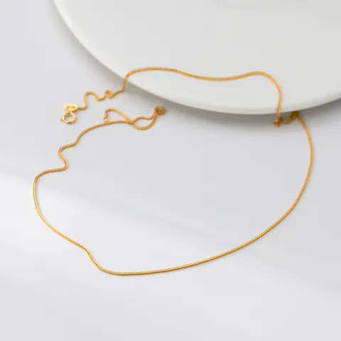 925 Sterling Silver Chopin Chain Necklace For Women Minimalist Dainty Thin Link Chain Necklaces Jewelry Sweet Design Neck Chain