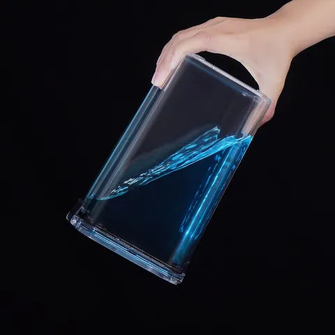 Transparent Plastic Food Storage Jar Airtight Sealed Kitchen Container With Locking Lid For Grain Snack Tea Dry Goods