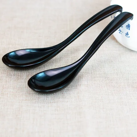 Cucchiaio da Zuppa in Legia con Manico Lungo Moderno Minimalista Tinta Unita Cucchiaio da Riso Posate Gadget da Cucina Per la Casa