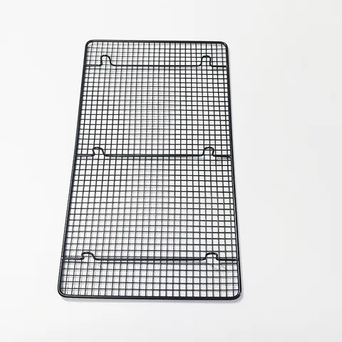 Thickened Large Cake Cooling Rack Champagne Gold Rectangular Bread Drying Net Non-Stick Toast Baking Net Rack