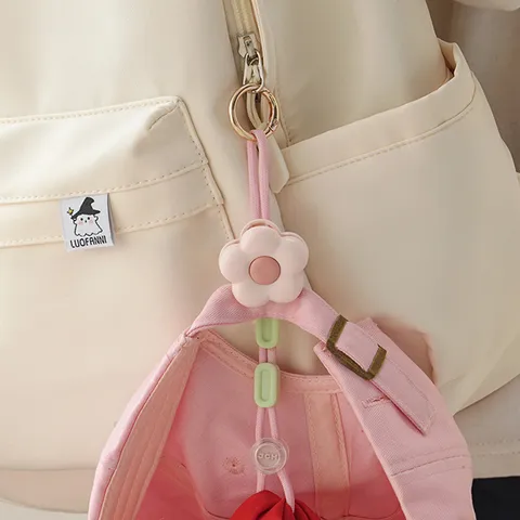 Multifunctional Magnetic Floral Hat Clip For Travel Backpack Bag Anti-lost Hat Holder Portable Bag Accessory