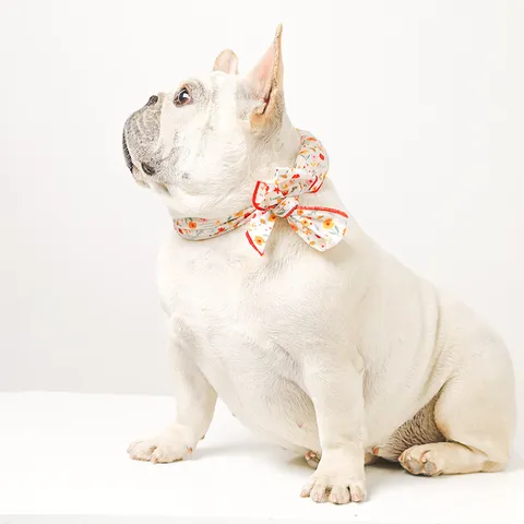 Haustier Kühlung Schal Sommer Anti Hitze Eisschal Blumenmuster Atmungsaktiver Hals Halstuch Hunde Katzen Haustier Zubehör
