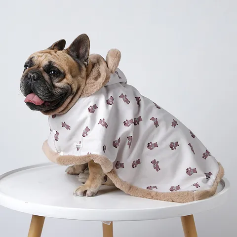Carino Modello Animale Cartone Animato Animale Domestico Cane Mantello Caldo Capo Inverno Vestiti Per Animali Domestici Cappotto Coperta Per Cani Di Piccola Taglia Teddy Corgi