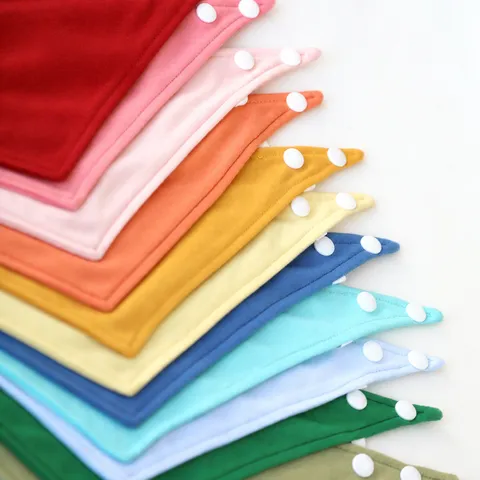Pet Triangle Scarf Dog Bib Saliva Towel Custom Embroidery Name Solid Color Soft Pet Accessories For Cats And Dogs