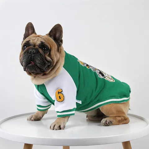 Süßer Haustier Hund Fleece Warmer Winter Hoodie Baseball Jacke Welpe Kleidung für Kleine Mittlere Hunde