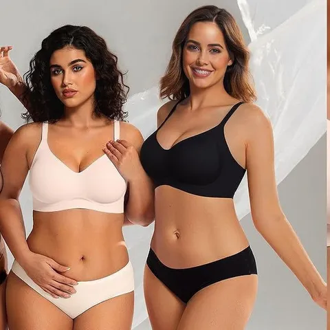 Women Seamless Wireless Comfortable Push Up Bra Soft Butter-Like Everyday Bralette Ladies Intimate Apparel