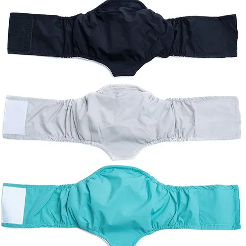 Dog Diapers Physiological Pants Washable Reusable Male Dog Belly Band Breathable Pet Diaper Wrap For Large Dogs Pets