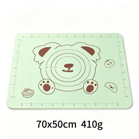 Thickened Food Grade Silicone Kneading Pad Non-Slip Rolling Dough Mat Baking Mat With Scale Kitchen Baking Tools