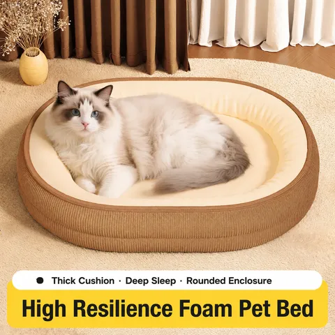 Cuccia per Animali Domestici Tappetino Caldo per Cani Morbido Pile Letto per Gatti Rimovibile Lavabile Stampa Orso Carino Materassino per Cani Gatti Piccoli Medi