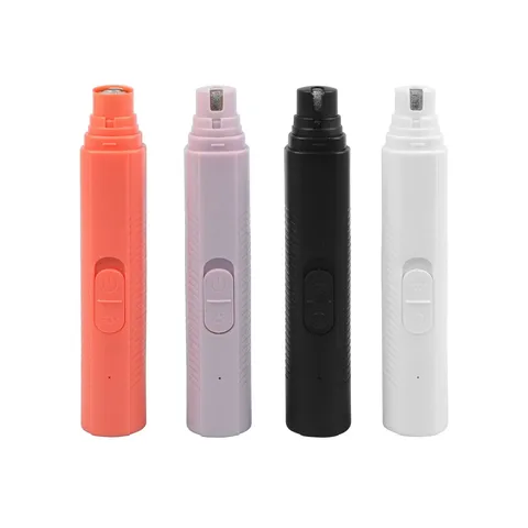 Smerigliatrice Elettrica per Unghie per Animali Domestici USB Ricaricabile Tagliatrice per Unghie di Cani e Gatti Con Illuminazione LED