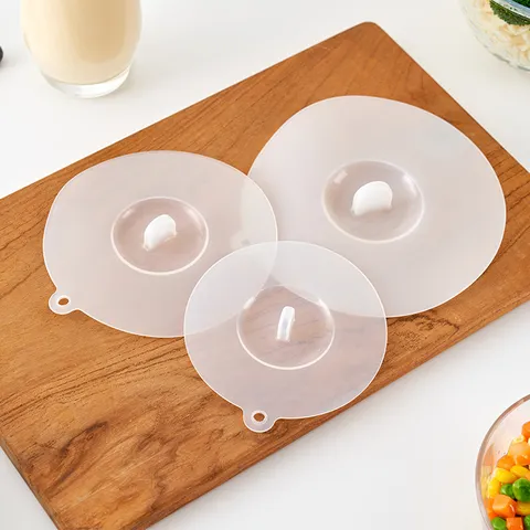 Couvercle de Tasse en Silicone Minimaliste Japonais Scellé Anti Poussière Conservation pour Tasse Universelle Verre Bol