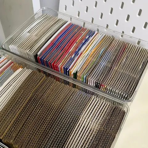 Transparent PET Stackable Desktop Storage Box Minimalist Plastic Organizer For Milk Tea Cup Sleeve Stationery Makeup Sundries Office