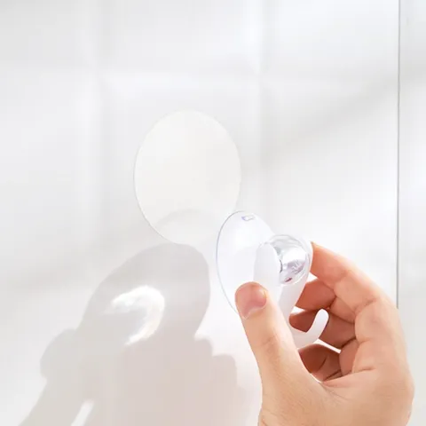 Transparente Kunststoff Runde Saugnapf Hilfsplatte Rückstandsfrei Wasserdicht Spurlos Stanzfrei Wandaufkleber Klebepads