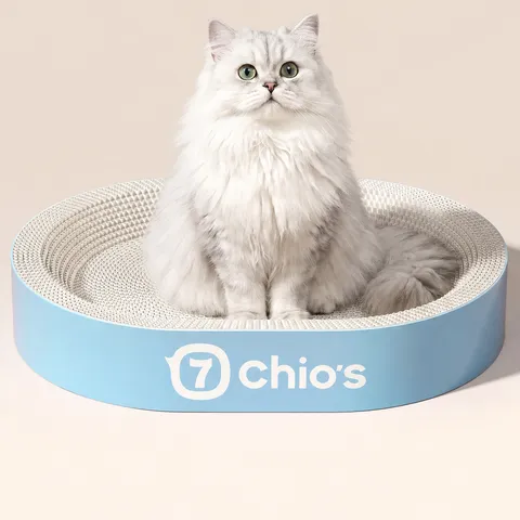 Rascador para Gatos de Papel Corrugado Engrosado Resistente al Desgaste y Cama para Gatos Integrados Suministros para Mascotas