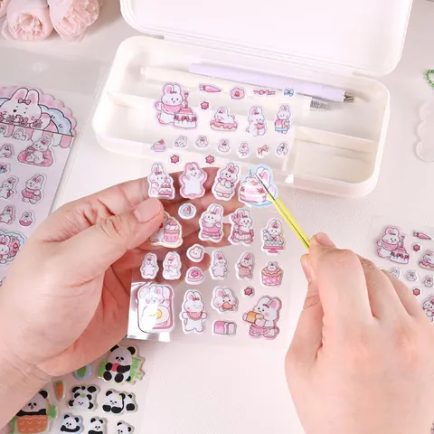 Cute Cartoon Animal Foam Stickers Set 3D Bubble Sticker For Scrapbooking Journal Diary DIY Decoration Craft