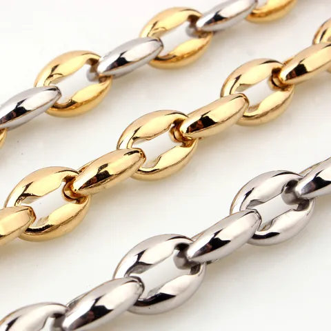 Men's Stainless Steel Chunky Chain Necklace Minimalist Heavy Metal Link Necklace Geometric Hip Hop Fashion Jewelry Gift