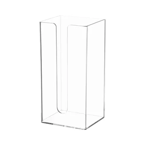 Caja de Pañuelos Colgante de Acrílico Transparente Soporte para Toallas de Papel Sin Perforaciones Estante de Almacenamiento Minimalista Para Cocina Baño