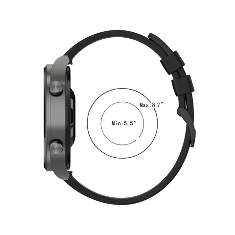 Replacement Silicone Watch Strap For Smartwatch Compatible Quick Release Waterproof Soft Sport Wristband Band