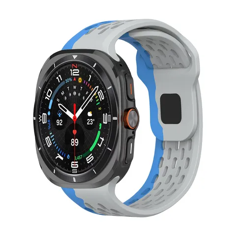 Silicone Watch Band For Samsung Galaxy Watch Ultra Perforated Sport Strap Breathable Replacement Wristband Access