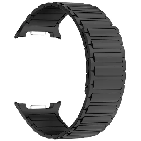Magnetic Silicone Smartwatch Band Compatible With Samsung Galaxy Watch Replacement Strap Fashion Wristband