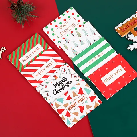 Surtido de Tarjetas de Felicitación de Navidades Festival Tarjetas de Bendición de Vacaciones con Sobres Diseño Moderno Minimalista
