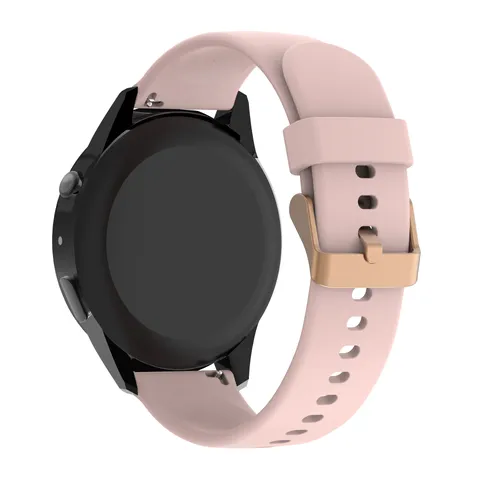 Universal Silicone Watch Strap Replacement Band With Metal Buckle Quick Release Wristband For Smart Watch Accessories