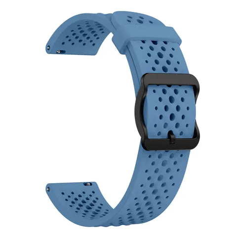 Silicone Watch Band Strap Replacement For Smartwatch 22MM Breathable Soft Sport Wristband Accessories
