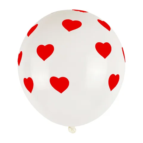 Ballons en Latex Imprimés de 12 Pouces Motif Cœur et Football pour Mariage Saint-Valentin Décoration de Fête Accessoires