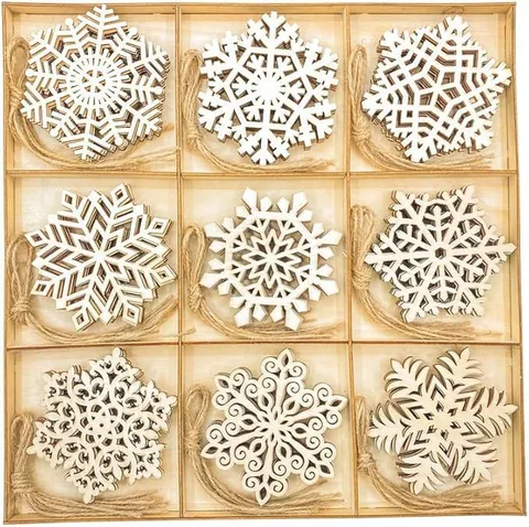 Unvollendetes Hölzernes Schmetterling Schneeflocke Herz DIY Handwerk Set Mit Aufbewahrungstablett Natürliche Holzscheiben Für Heimdekoration