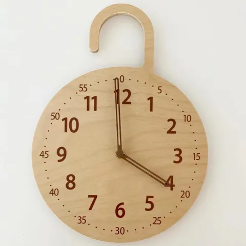 Japanischer Stil Holzuhr Kreative Stille Minimalistische Wanduhr Für Kinderzimmer Und Wohnzimmer Deko