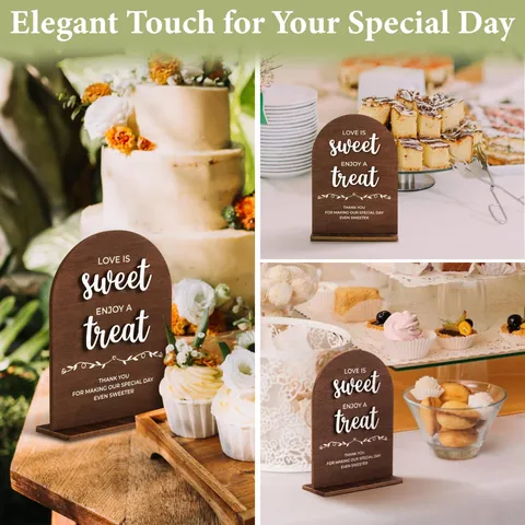 Wooden Table Number Place Cards Arch Table Sign For Wedding Party Restaurant Table Decoration Wooden Centerpiece Signs