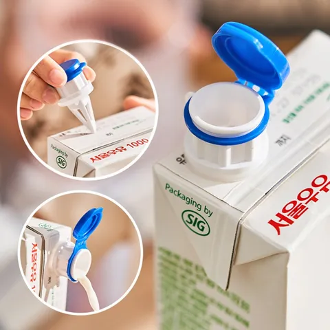 Plastic Melkpak Afdichtingsclip Drank Dispenser Tuit Keuken Voedsel Opslag Versheid Behoud Afdichting Gadget
